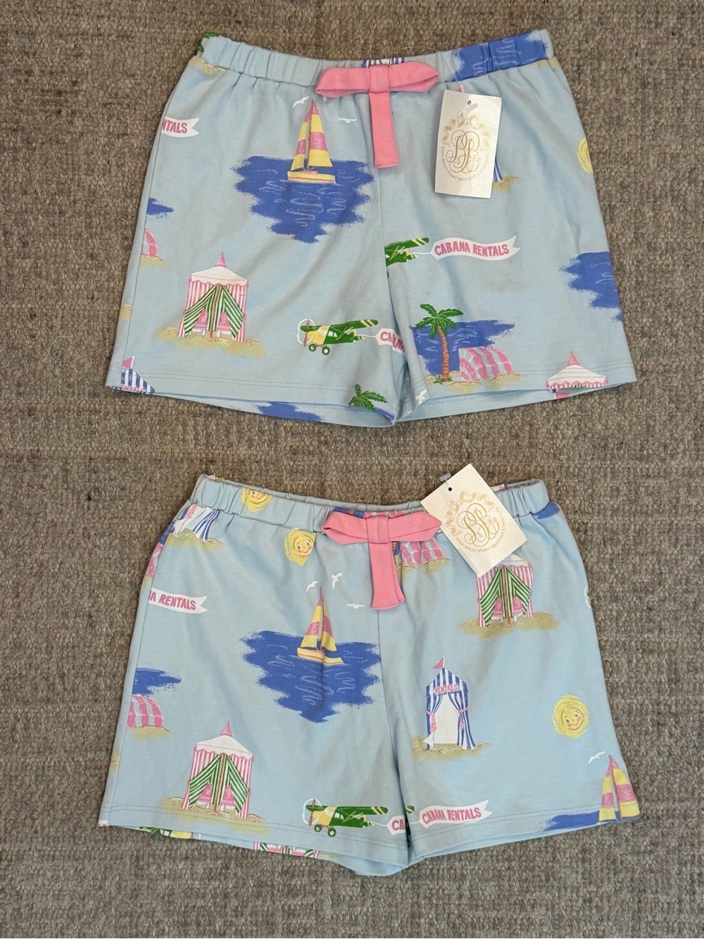 NWT TBBC Beaufort Bonnet Company girls cabana shorts sizes 8 and 10